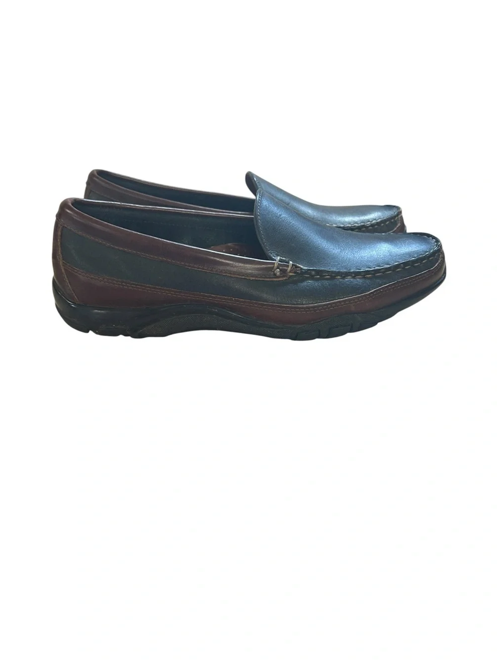 Allen Edmonds Boulder Handsewn Leather Loafers Men’s Size 9.5 Brown Black USA